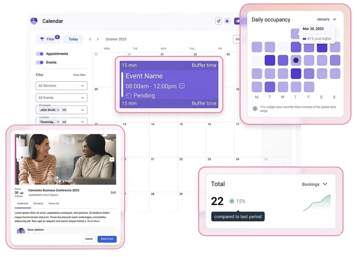 Appointment booking solutions