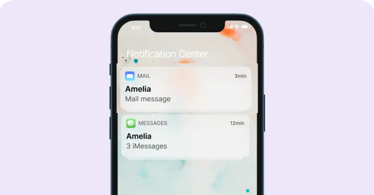Automated notifications and reminders purple Automated notifications and reminders purple