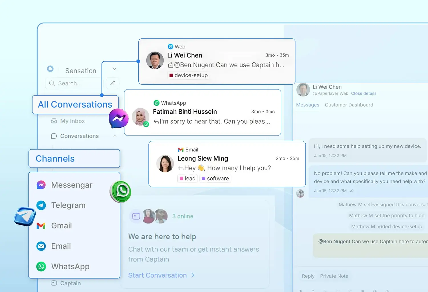 CRM to Manage Leads in One Platform Dashboard 01