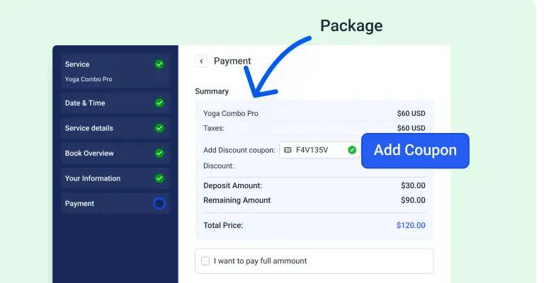 Coupons for packages Coupons for packages