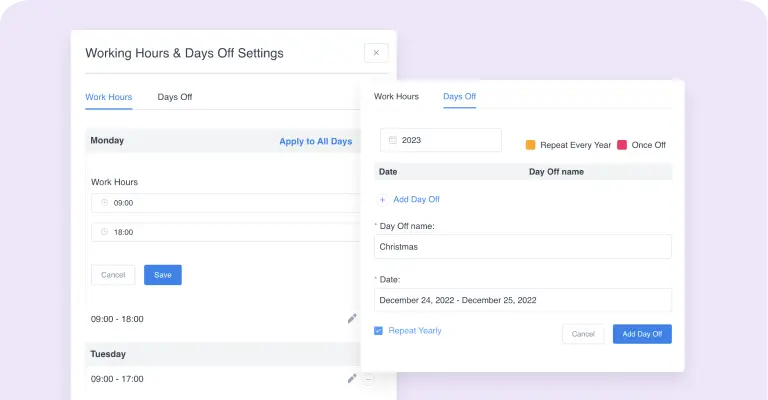 Customizalbe setup for your company Customizalbe setup for your company