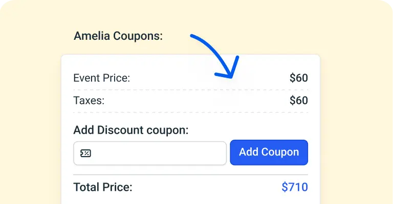 Discount coupons for bookings yellow Discount coupons for bookings yellow