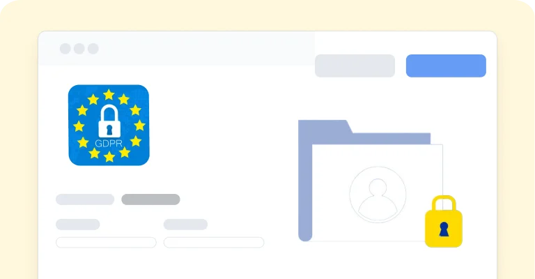 GDPR compliance yellow GDPR compliance yellow