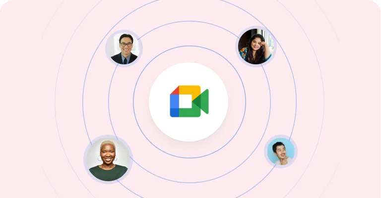 Google Meet integration Pink Google Meet integration Pink