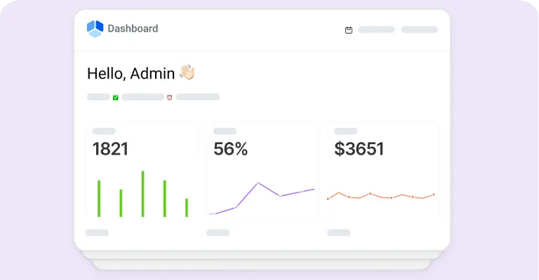 Insightful dashboard and reporting Insightful dashboard and reporting