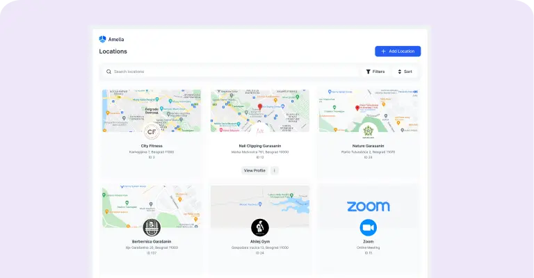 Manage multiple locations Manage multiple locations