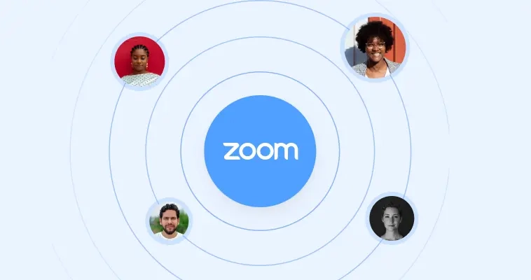 Native Zoom integration Blue Native Zoom integration Blue
