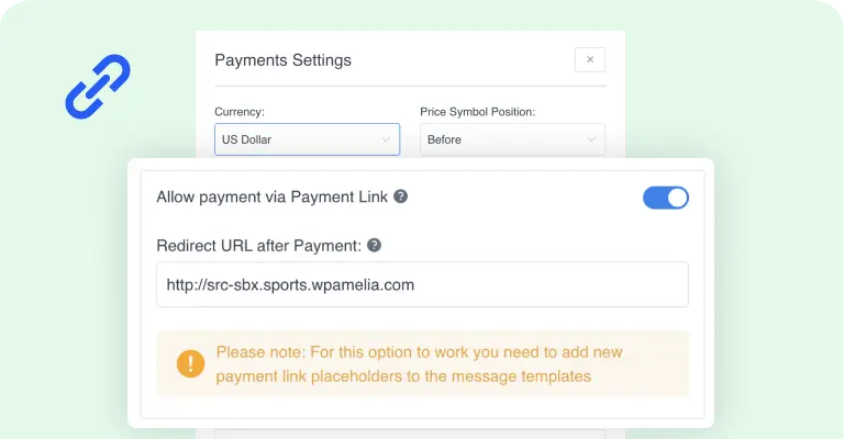 Pay via a Link Pay via a Link