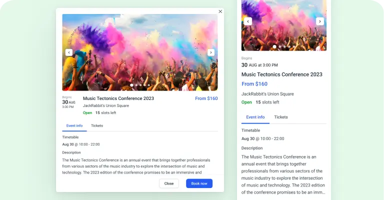 Redesigned Event List 2.0 Redesigned Event List 2.0