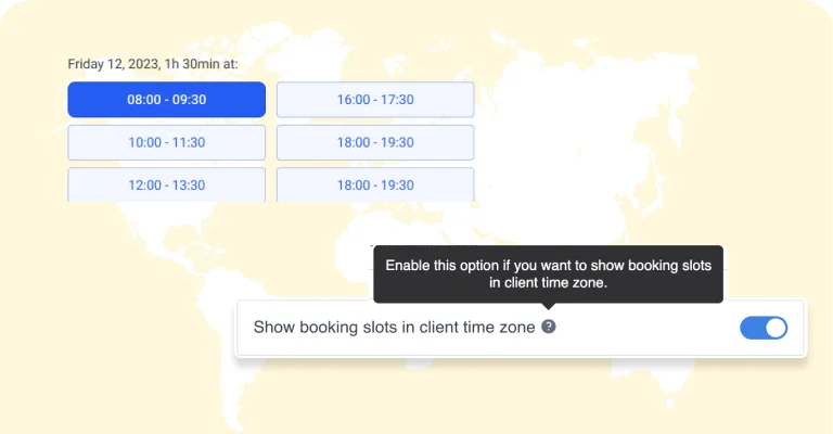 Time zones yellow Time zones yellow