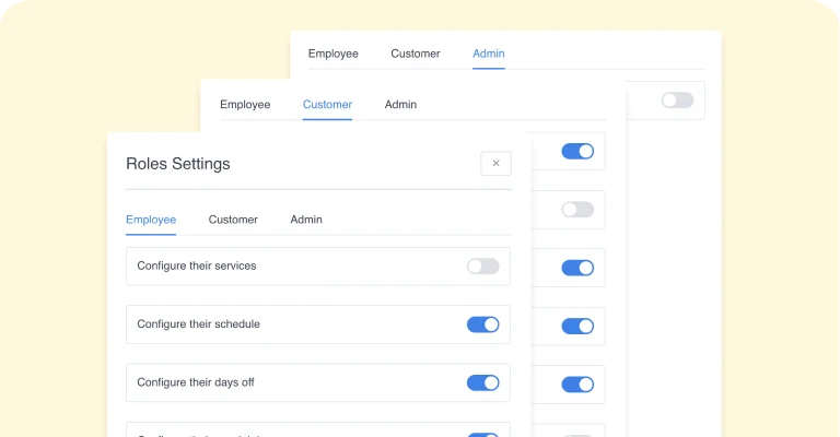 User Roles and Permissions yellow User Roles and Permissions yellow