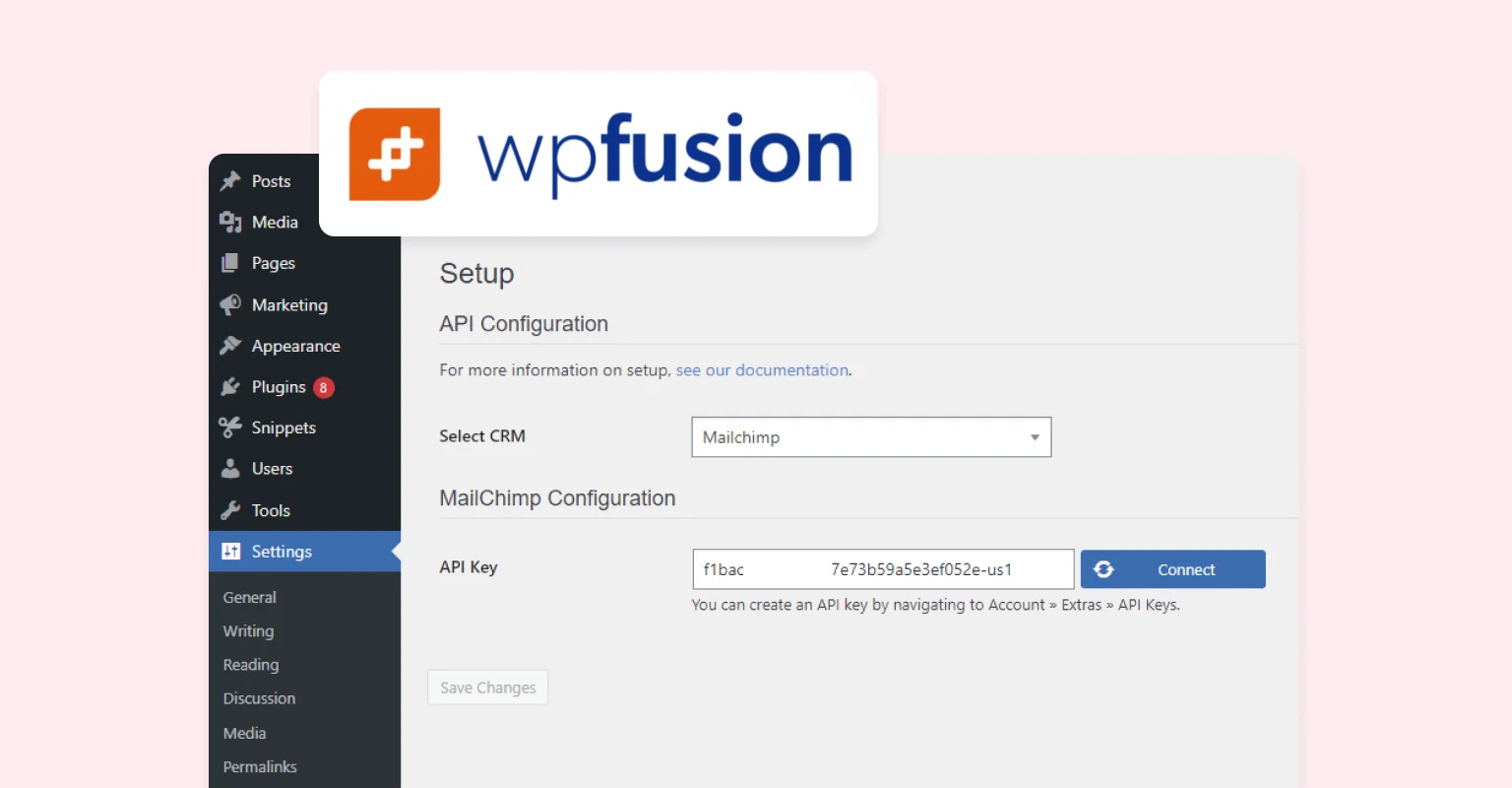 WPFusion Integration pink WPFusion Integration pink