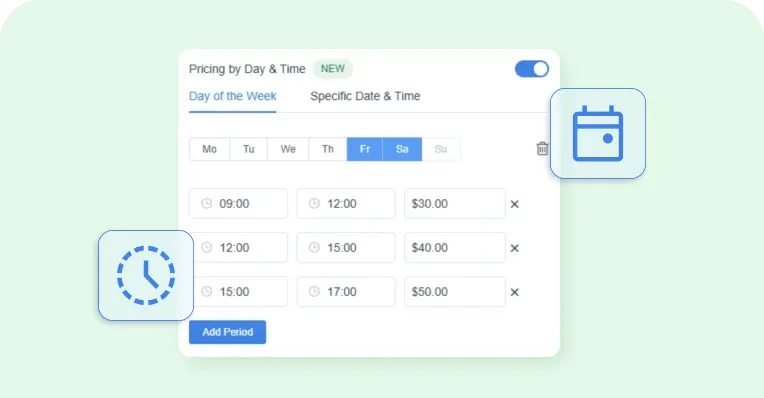 pricing by date time new pricing by date time new
