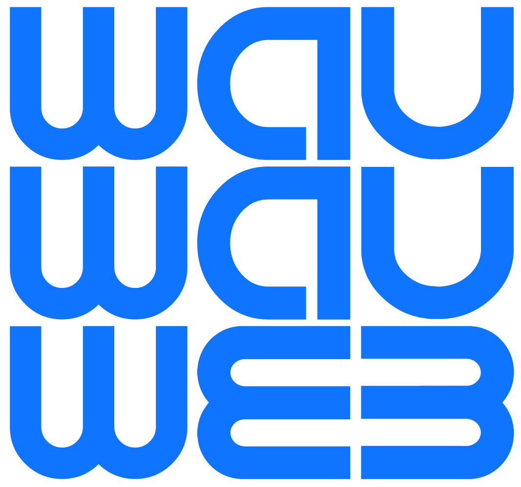 Wau Wau Web Logo light blue