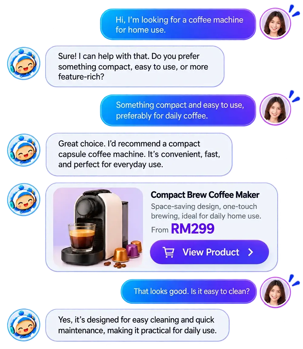 Glossy Coffee Chat UI Conversations min